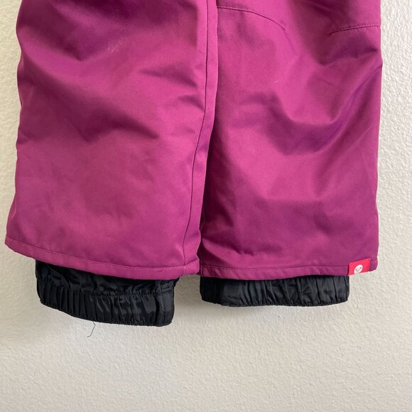 Roxy Kids Ski Snowboard Snow Bib Overalls T 4-5 Purple Dry Flight Technology - Picture 8 of 9